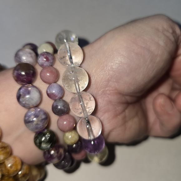 11-12mm Ametrine Amethyst/Citrine Mix Bracelet - Picture 9 of 9